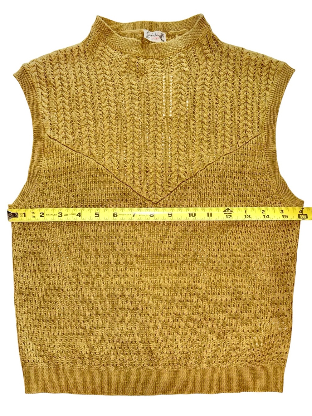 Free People Intimately Fresh Feeling Cami Olive Green Mock Neck Sweater Tank NWT - Picture 5 of 9